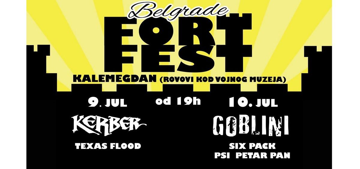 Kerber i Goblini na Belgrade Fort Bestu na Kalemegdanu 9. i 10. jula