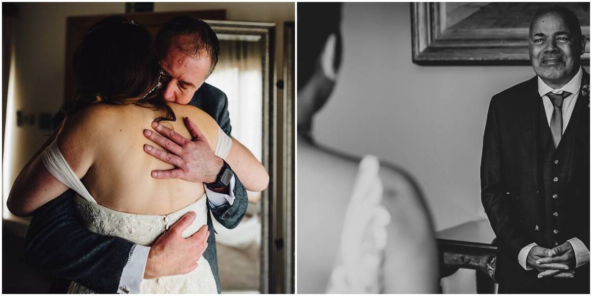 Očevi ne mogu da zadrže suze na dirljivim fotografijama sa venčanja