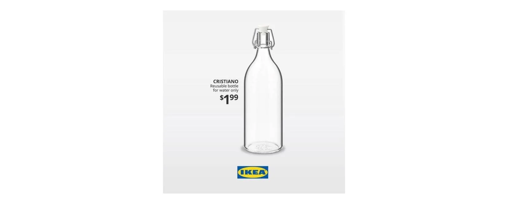 IKEA promoviše flašu za vodu „CRISTIANO“ nakon kontroverznog poteza poznatog portugalskog fudbalera