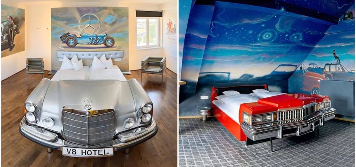 Spavajte u Poršeu i Mercedesu u neobičnom hotelu u Nemačkoj