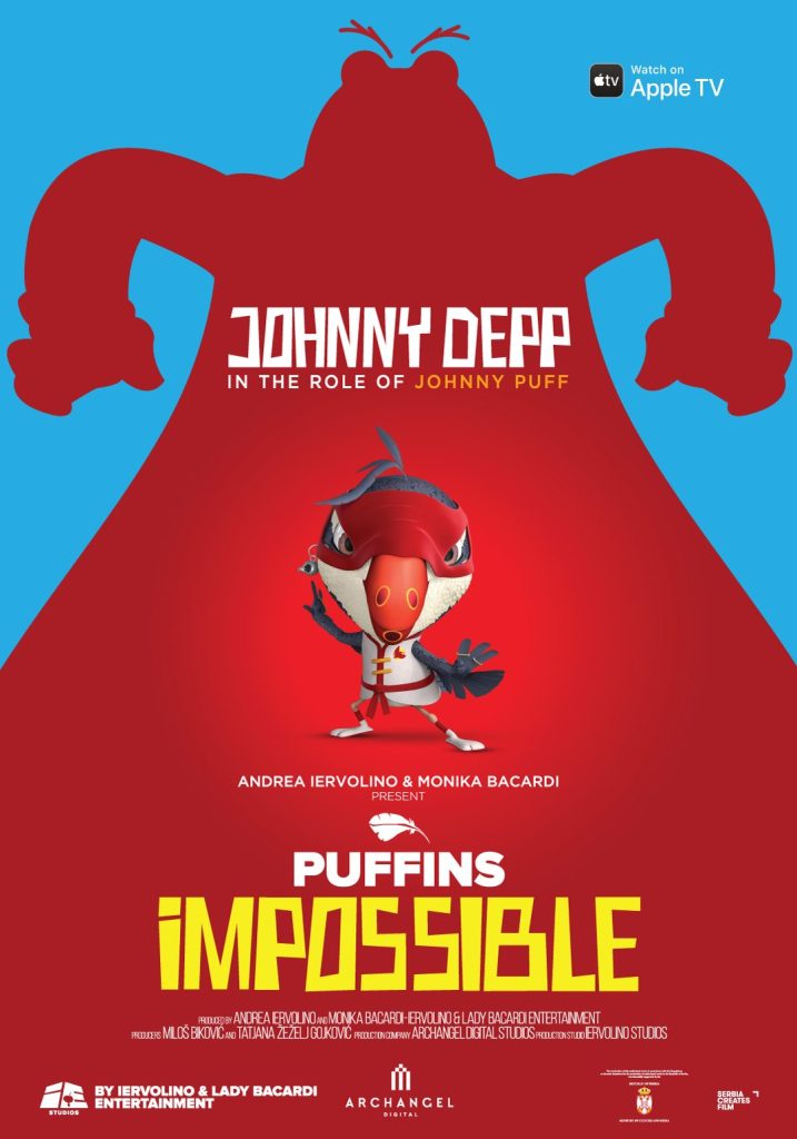 „Puffins Impossible“: Prvi animirani serijal proizveden u Srbiji sa Džonijem Depom u glavnoj ulozi