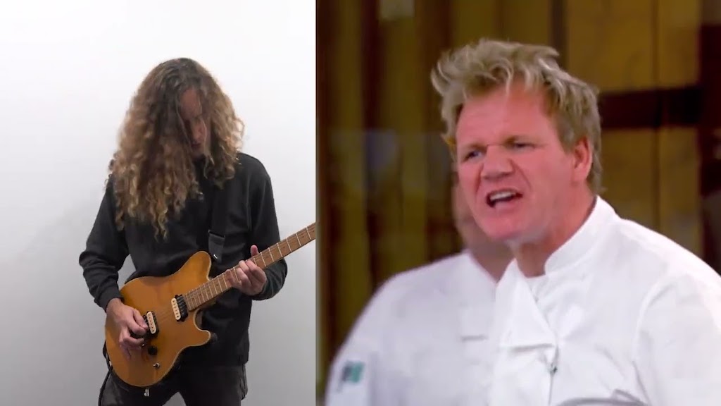 Gordon Remzi je hevi metal pevač u zabavnom videu