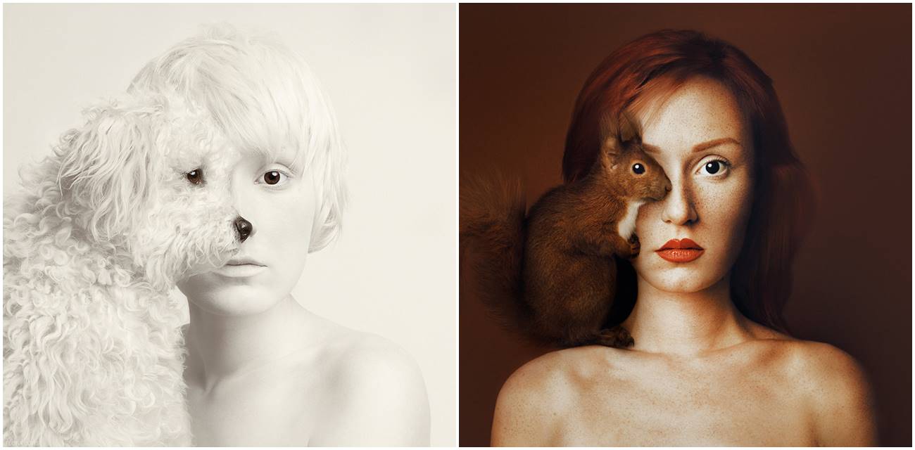 Mađarska umetnica pravi maštovite autoportrete sa životinjama