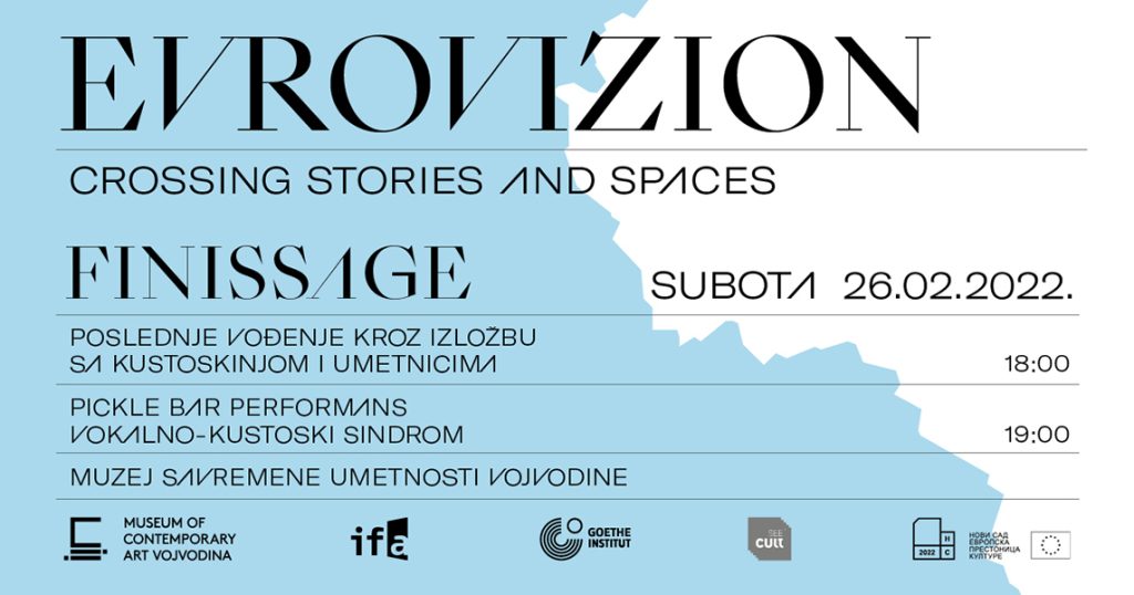 Performans „There is no such thing as a free lunch” na zatvaranju izložbe „EVROVIZION.CROSSING STORIES AND SPACES" u Novom Sadu