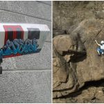 Ulični umetnik savršeno uklapa svoja zabavna dela sa okruženjem