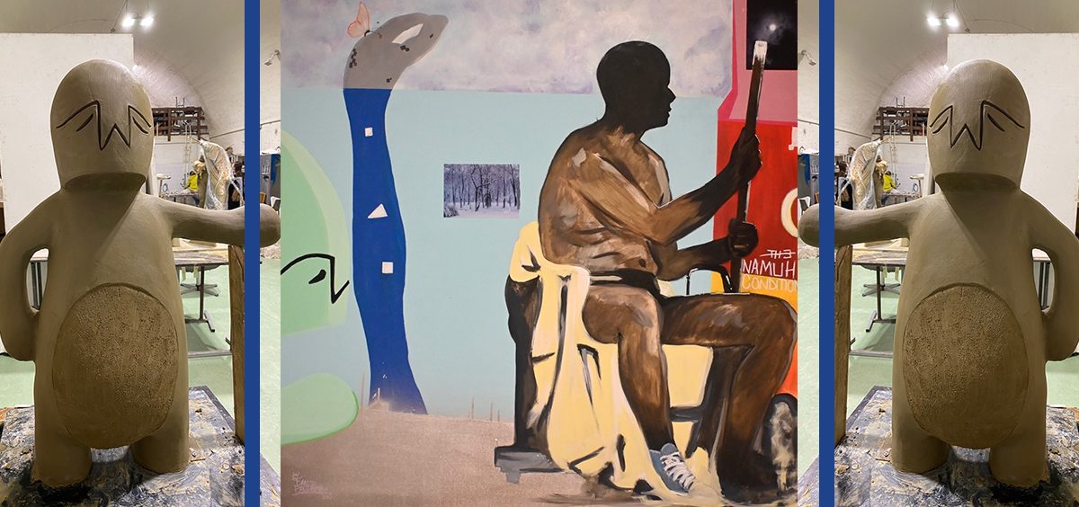 Izložba nigerijskog umetnika Danijela Pengrafera Ošundaroa u SKCNS Fabrika