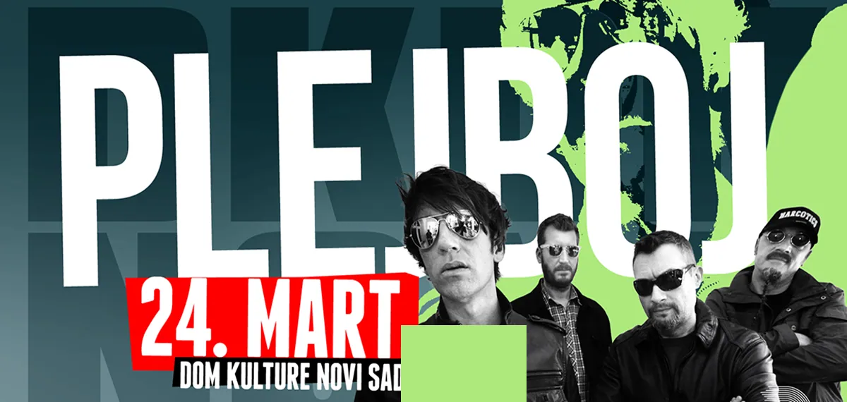 Novosadski koncert benda Plejboj u Domu kulture