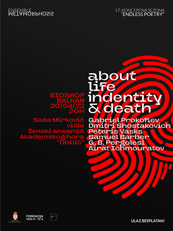 Koncert „About Life, Identity & Death” Ansambla Metamorfozis u Bioskopu Balkan