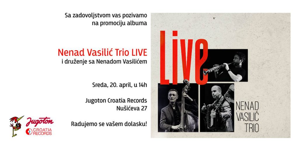 Promocija albuma „Nenad Vasilić Trio LIVE“