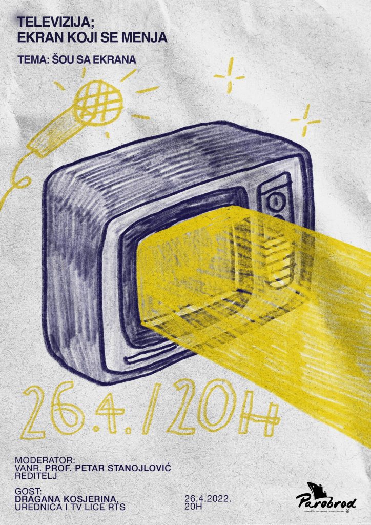 Dragana Kosjerina gostuje na tribini „Televizija: Ekran koji se menja“ u UK Parobrod
