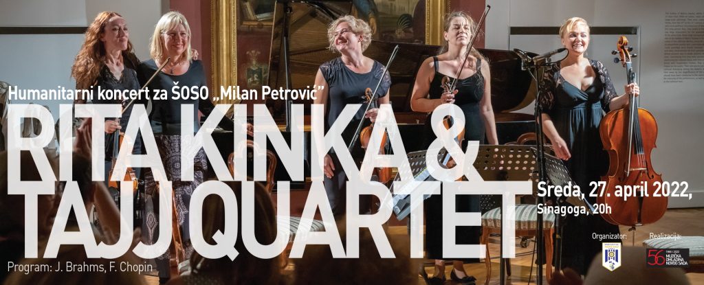 Rita Kinka i Gudački kvartet „TAJJ“ sutra izvode dela Šopena i Bramsa u Sinagogi