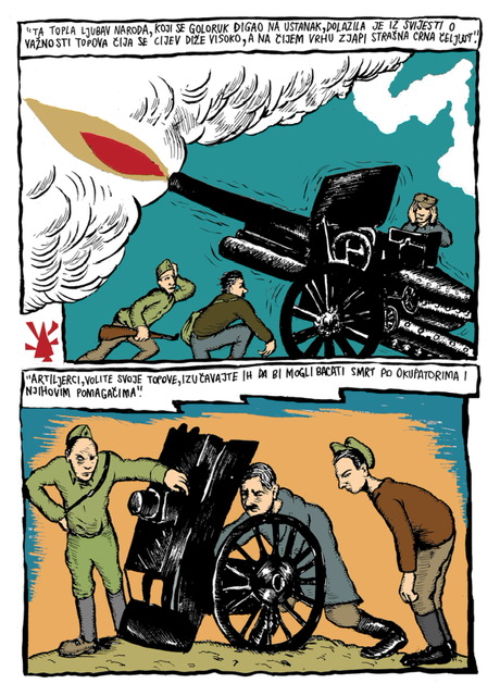 Objavljena je strip-knjiga Aleksandra Zografa „Priče iz Drugog rata"