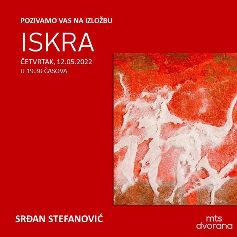 Staklo kao inspiracija: Otvaranje izložbe slika „Iskra” Srđana Stefanovića