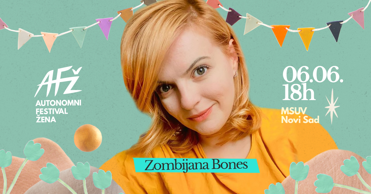 Šarmantne i duhovite ilustracije Zombijane Bones nas čekaju na Autonomnom festivalu Žena