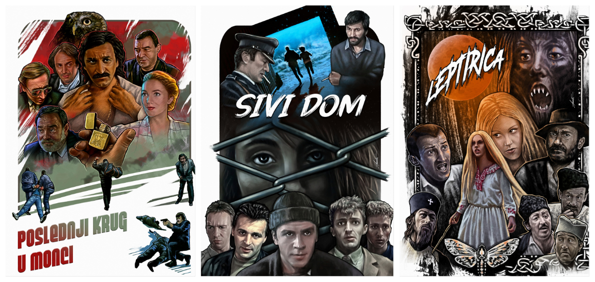 Izložba ilustrovanih filmskih plakata Stevana Aleksića