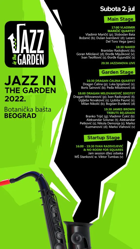 Jazz in the Garden 2022: Vikend džez festival u Botaničkoj bašti