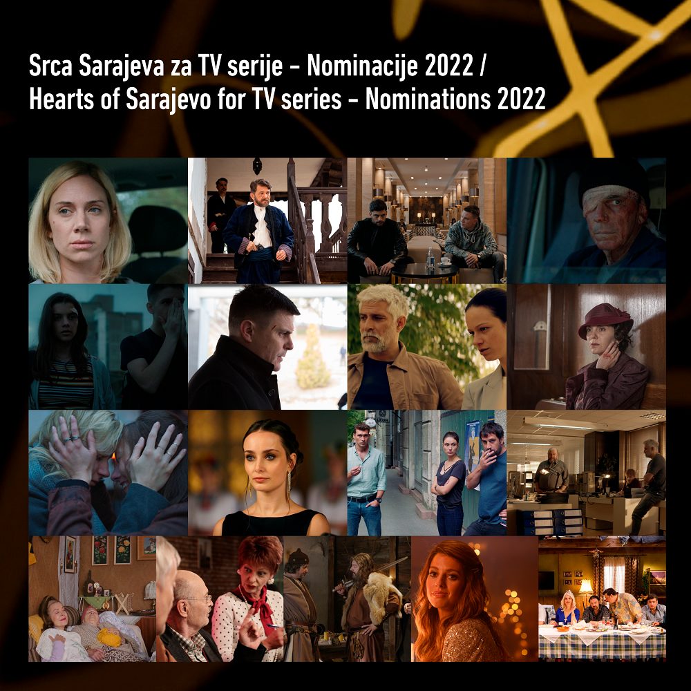 Za nagrade Srce Sarajeva za TV serije 28. Sarajevo Film Festivala 17 nominovanih