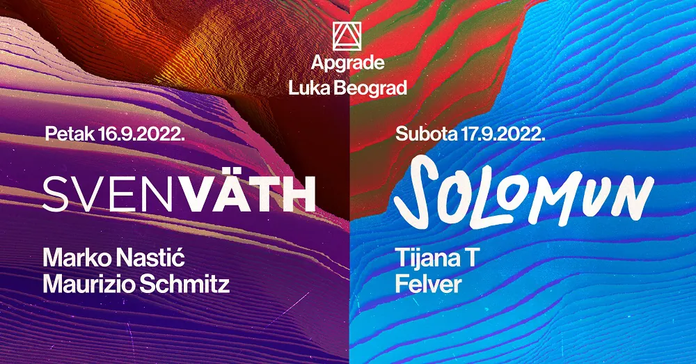 Solomun i Sven Väth u Beogradu za kraj leta - povratak zvezda na Apgrade 2022