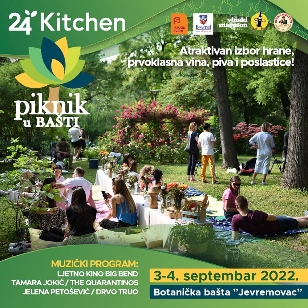 24 Kitchen piknik: Specijaliteti Džejmija Olivera, Rudolfa van Vina i Gordona Remzija uz dobru muziku u Botaničkoj bašti
