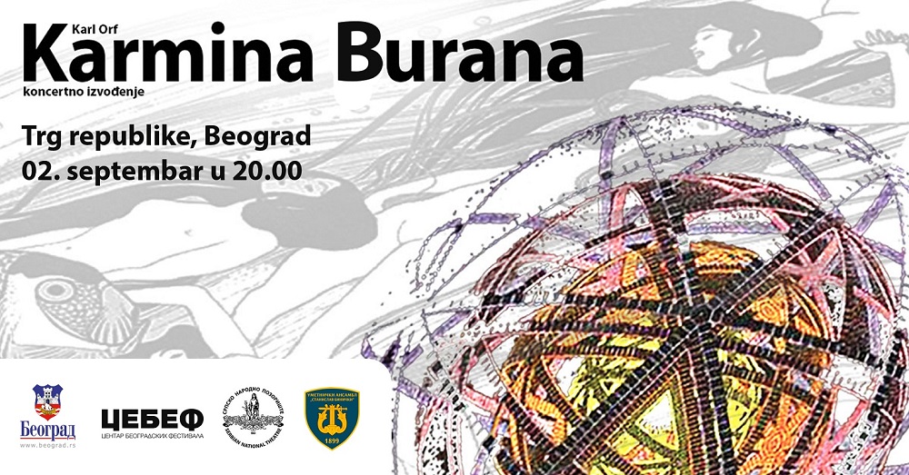 Spektakl na otvorenom – KARMINA BURANA sa 400 učesnika na Trgu republike u Beogradu 02. septembra