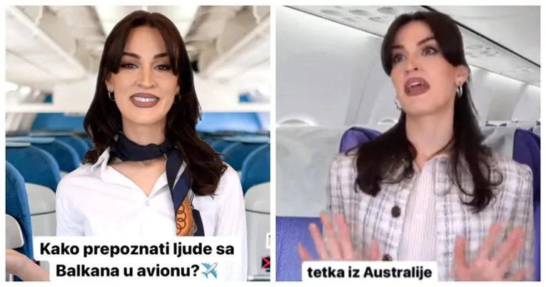 Stjuardesa pokazala kako prepoznaje Balkance u avionu: Na kraju leta svaki Srbin uradi istu stvar Stjuardesa pokazala kako prepoznaje Balkance u avionu: Na kraju leta svaki Srbin uradi istu stvar