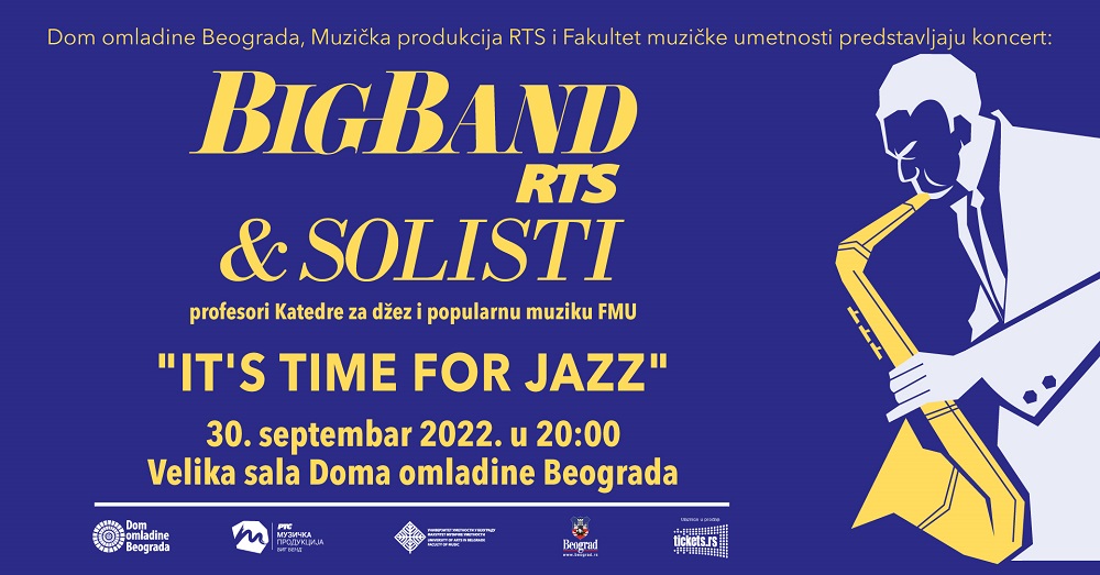 Koncert Big Benda RTS i džez odseka FMU „It’s time for Jazz“