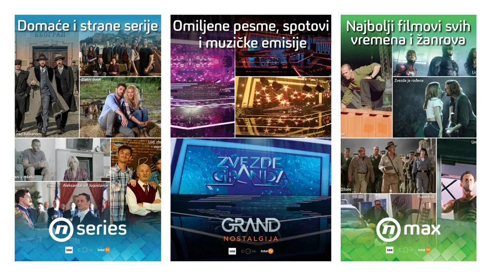Lansirana tri nova kanala United Media - donose najbolje filmove, serije i muzički program