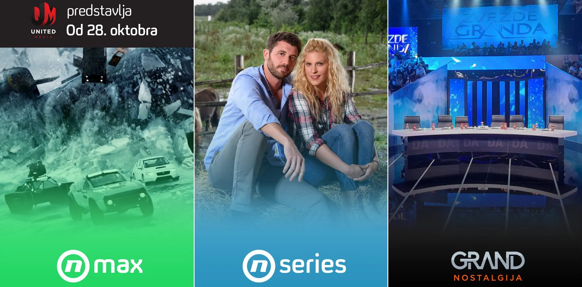 United Media pokreće tri nova televizijska kanala