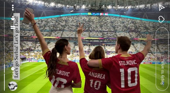 "Idemo Srbija! Idemo tata!": Prelepa Piksijeva ćerka uživa na stadionu i šalje poruke podrške