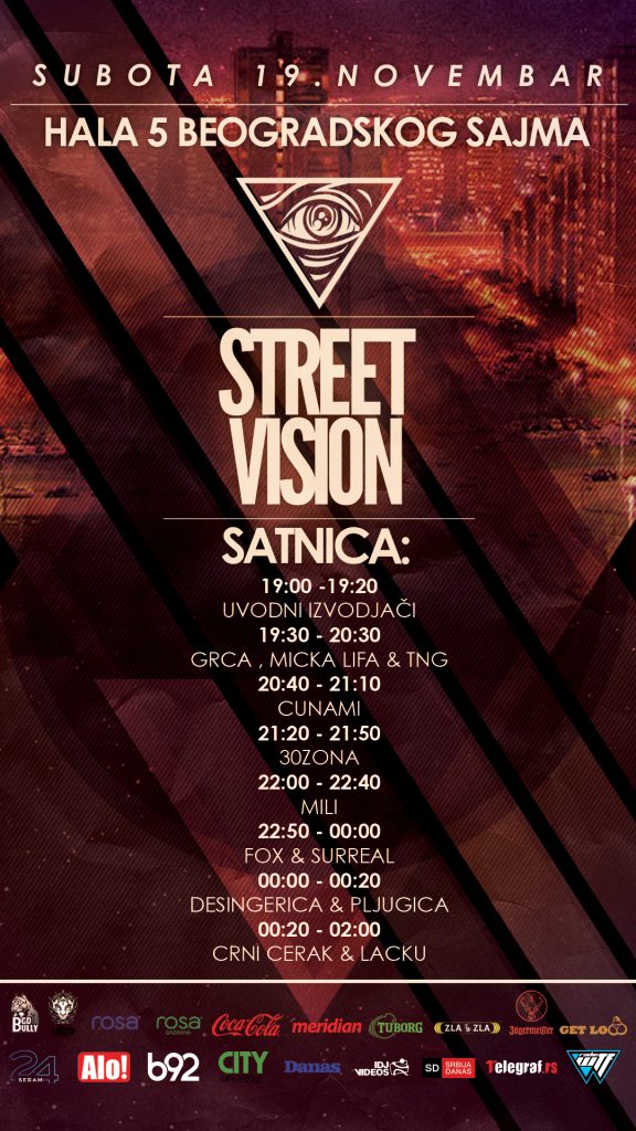 Delimo ulaznice za Street Vision festival: Čekaju vas Crni Cerak, Lacku, Fox, Surreal, Mili i mnogi drugi