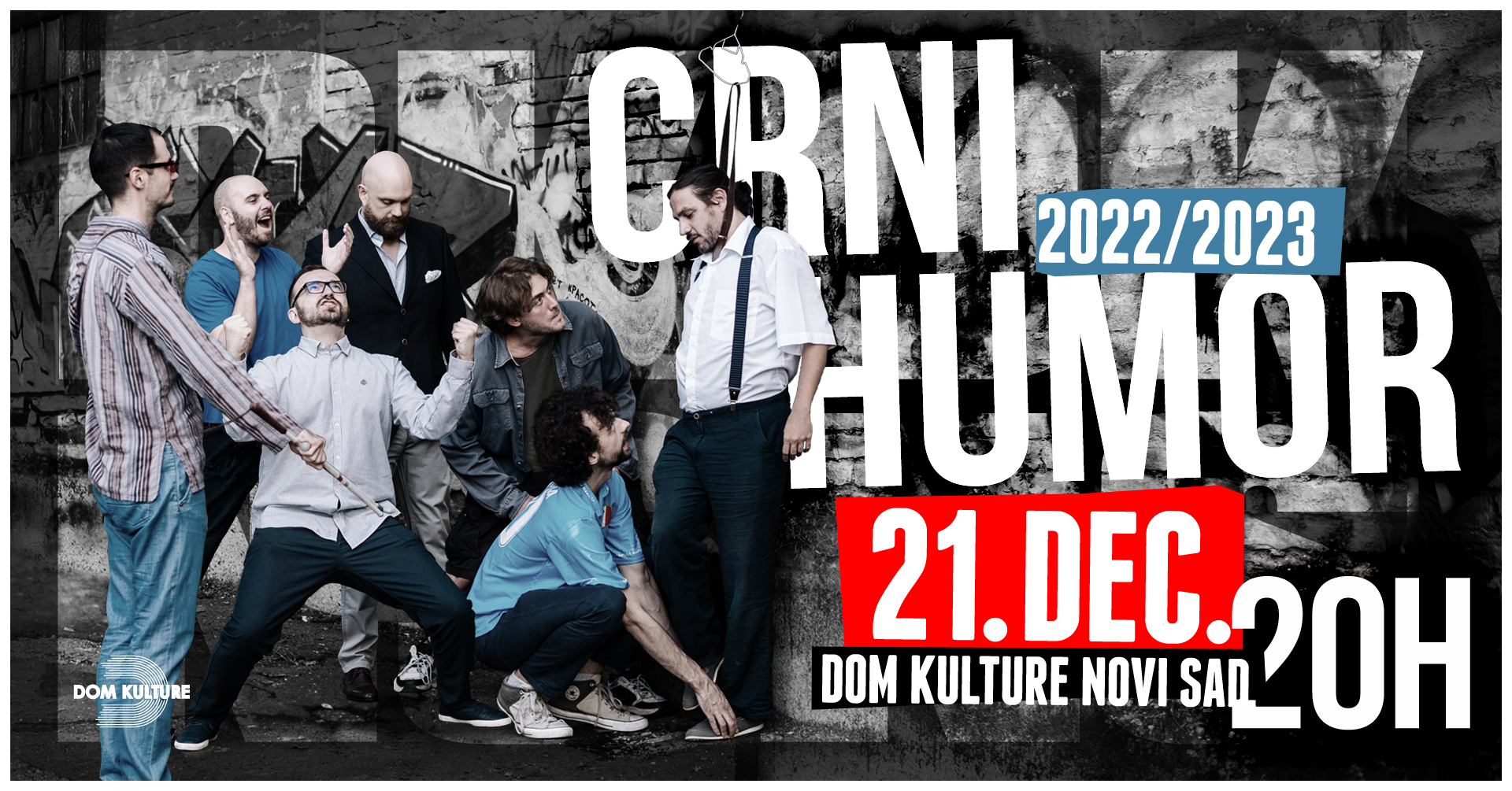 Veče Crnog humora 2022/2023 u Domu kulture NS