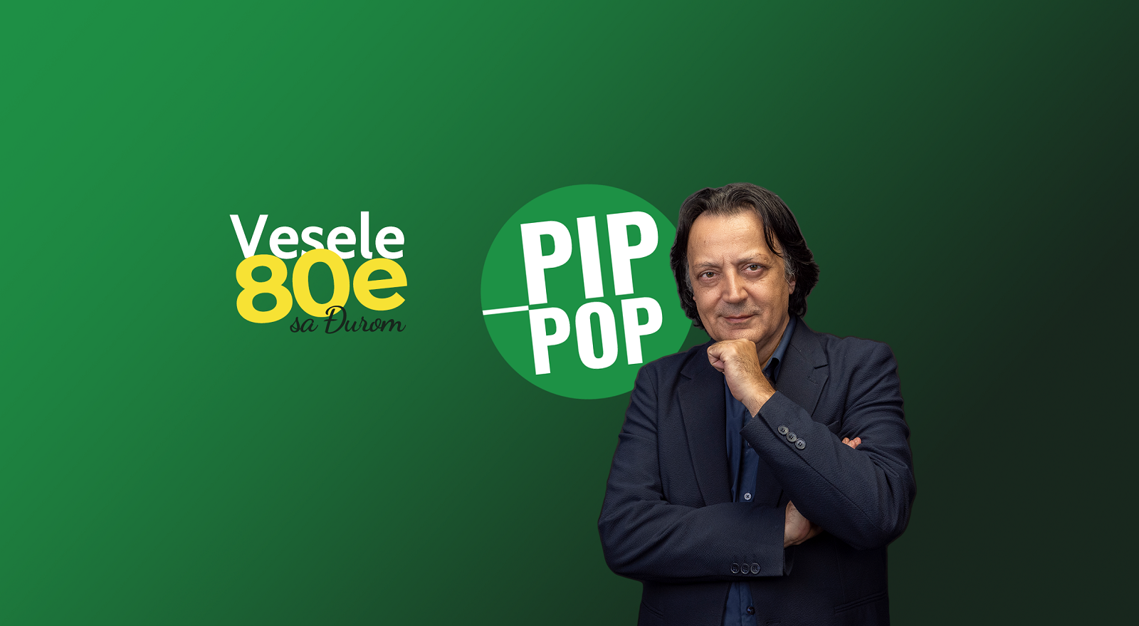 Preslušajte četvrtu epizodu podkasta „Vesele 80e sa Đurom PIP POP" sa Draganom Jovanovićem Krletom
