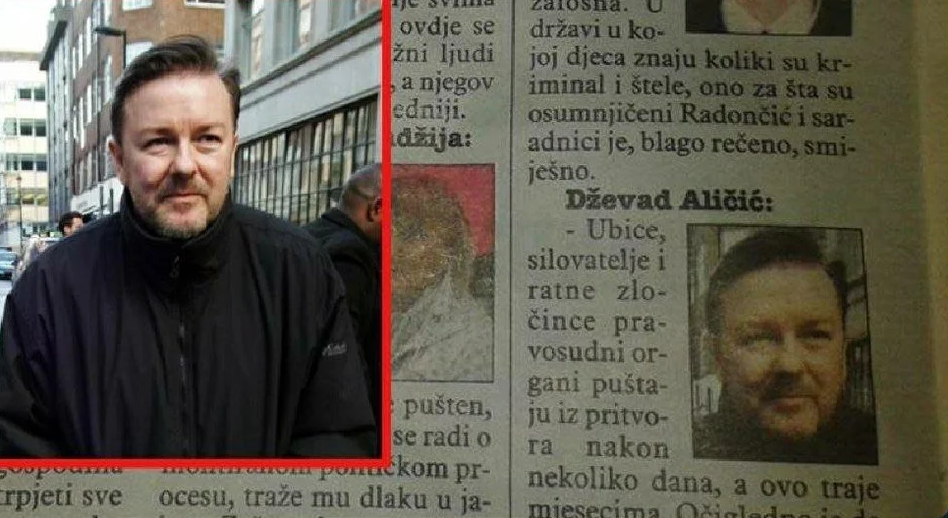 Ako je Elon Mask iz Republike Srpske, Riki Džervejz je izgleda iz Sarajeva - fotka iz novina postala hit na mrežama