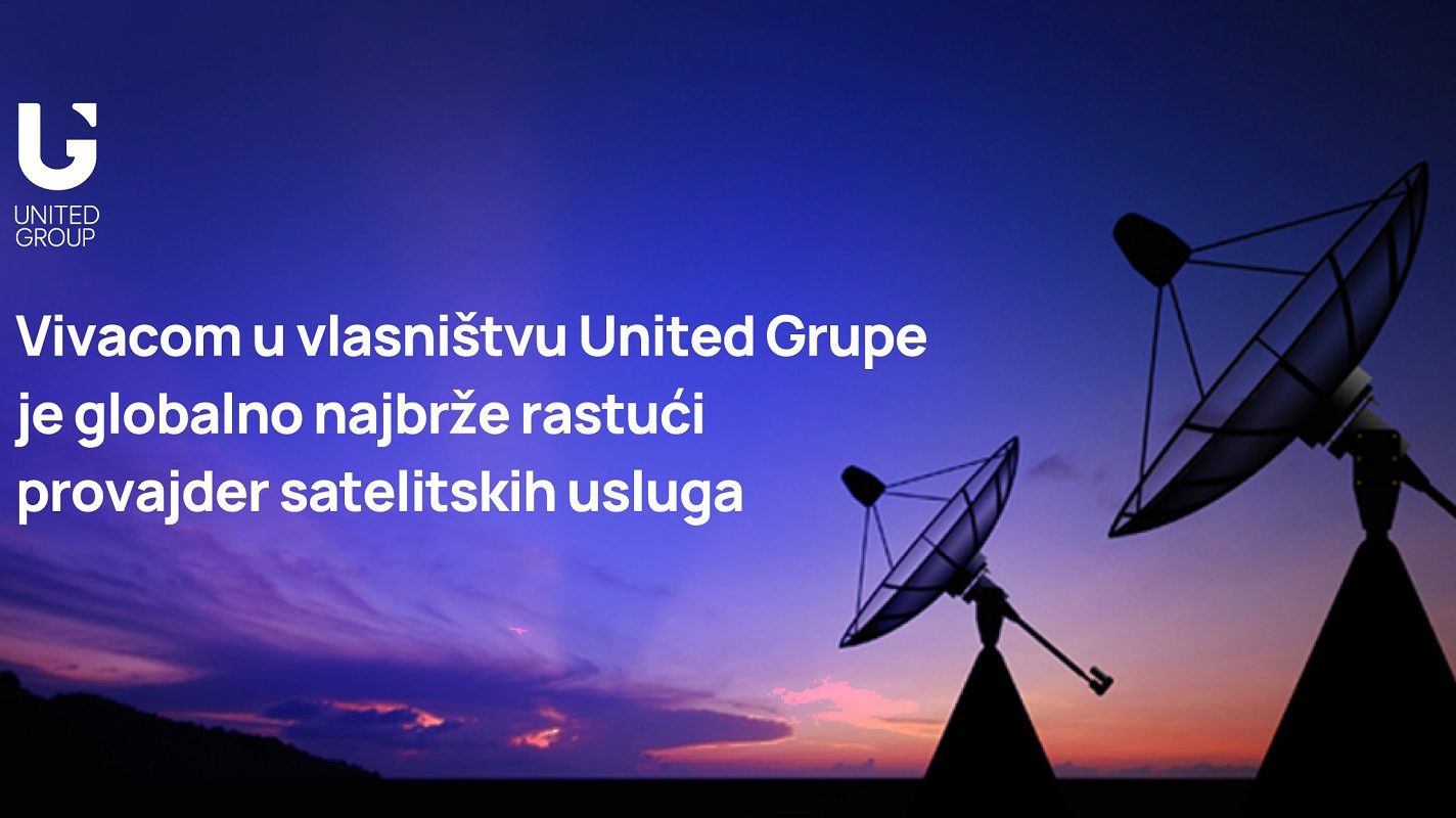 Vivacom u vlasništvu United Grupe je globalno najbrže rastući provajder satelitskih usluga