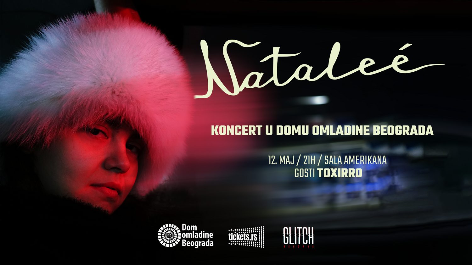 Veliki beogradski koncert benda Nataleé 12. maja u Domu omladine - ODLOŽENO ZA JUN