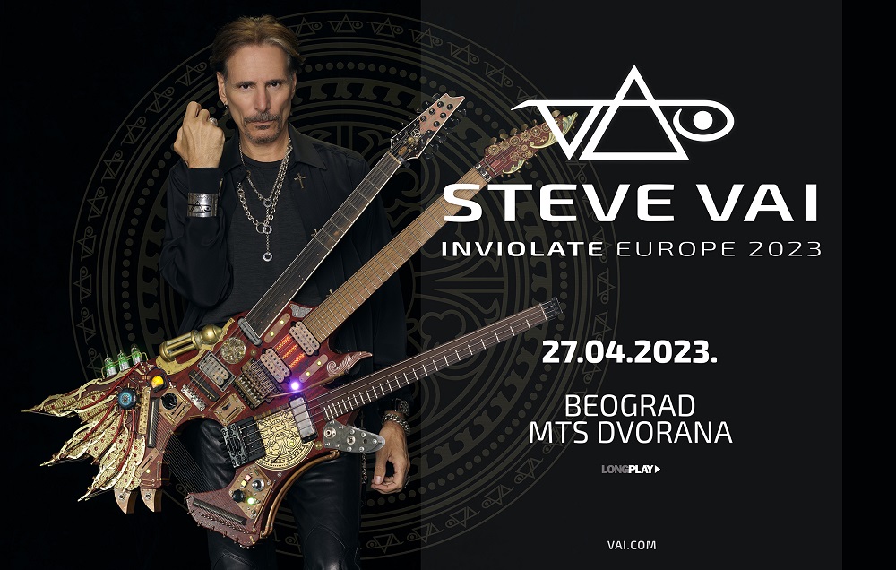 Gitarski heroj Steve Vai u Mts dvorani