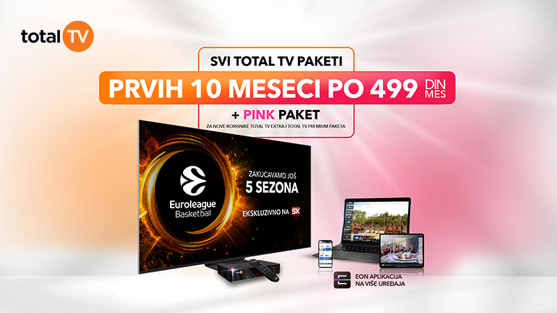 SBB: Total TV paketi na velikoj akciji za nove korisnike