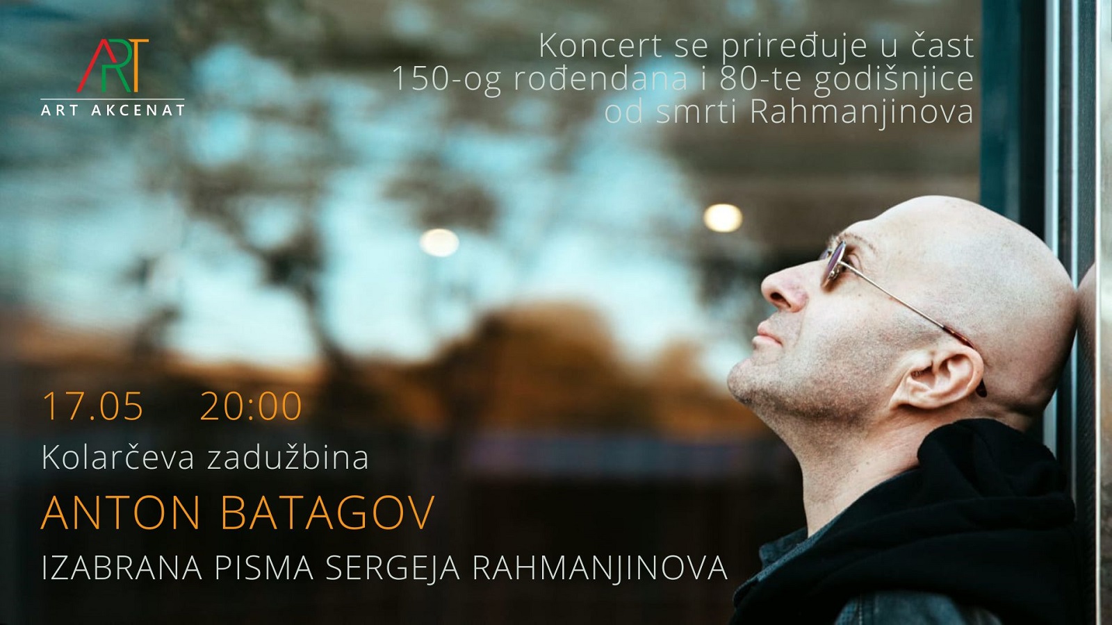 Kompozitor i pijanista Anton Batagov 17. maja na Kolarcu