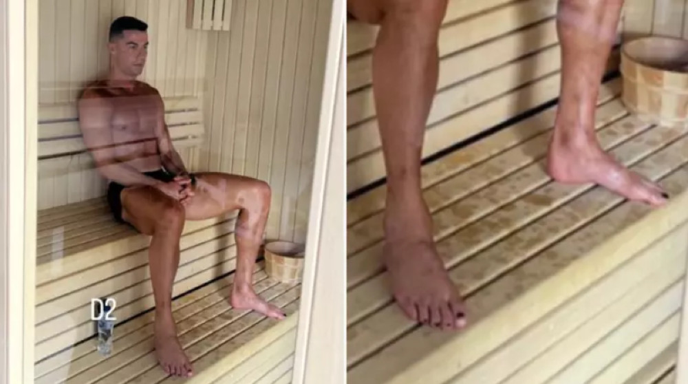 Kristijano Ronaldo objavio sliku iz saune, a svi se pitaju zašto je nalakirao nokte: Razlog je vrlo praktičan