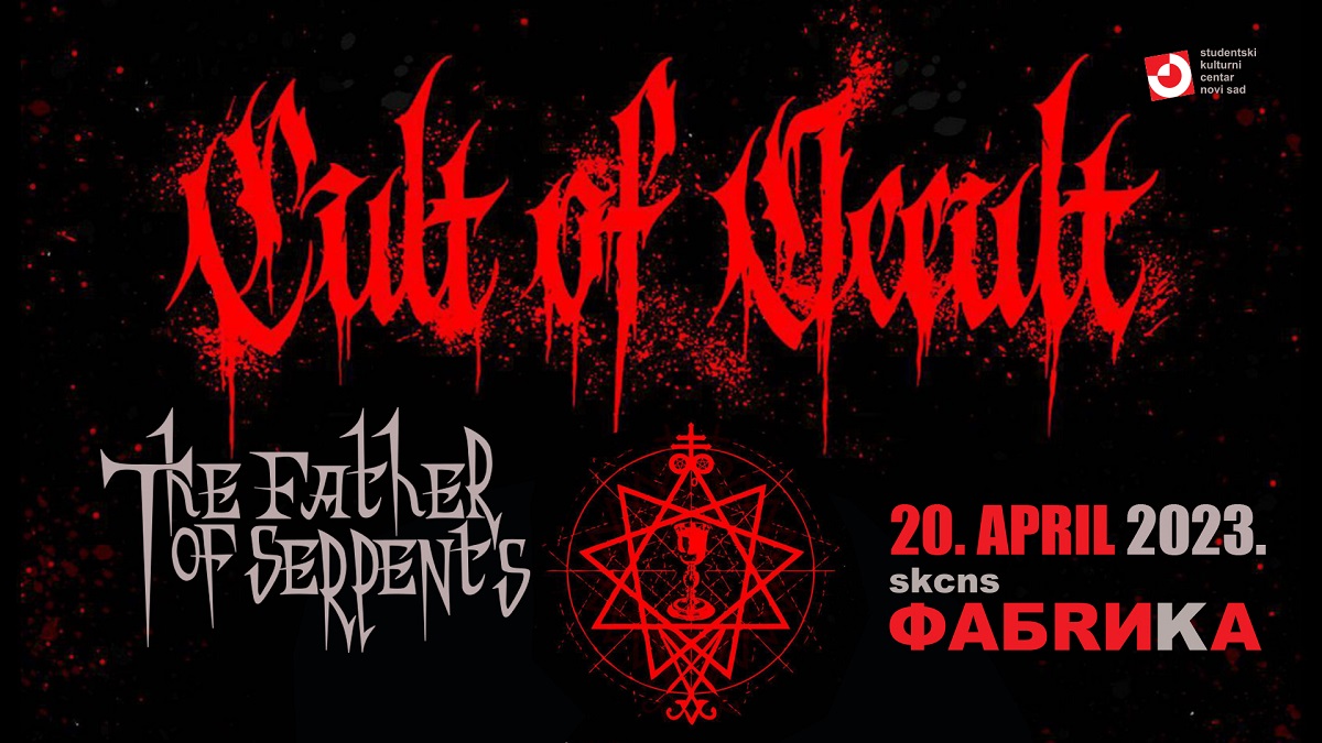 Koncert Cult of Occult i The Father of Serpents 20. aprila u SKCNS Fabrici