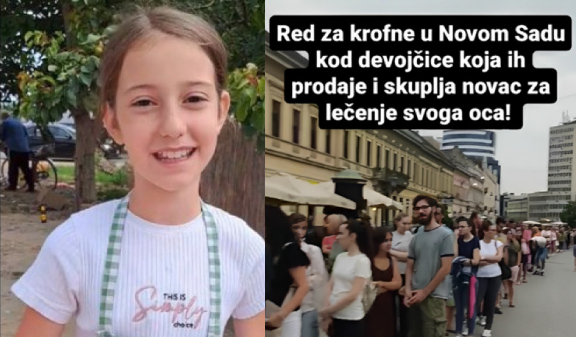Nepregledan red za Ninine krofne: Prizor iz Novog Sada koji pokazuje najlepše lice Srbije