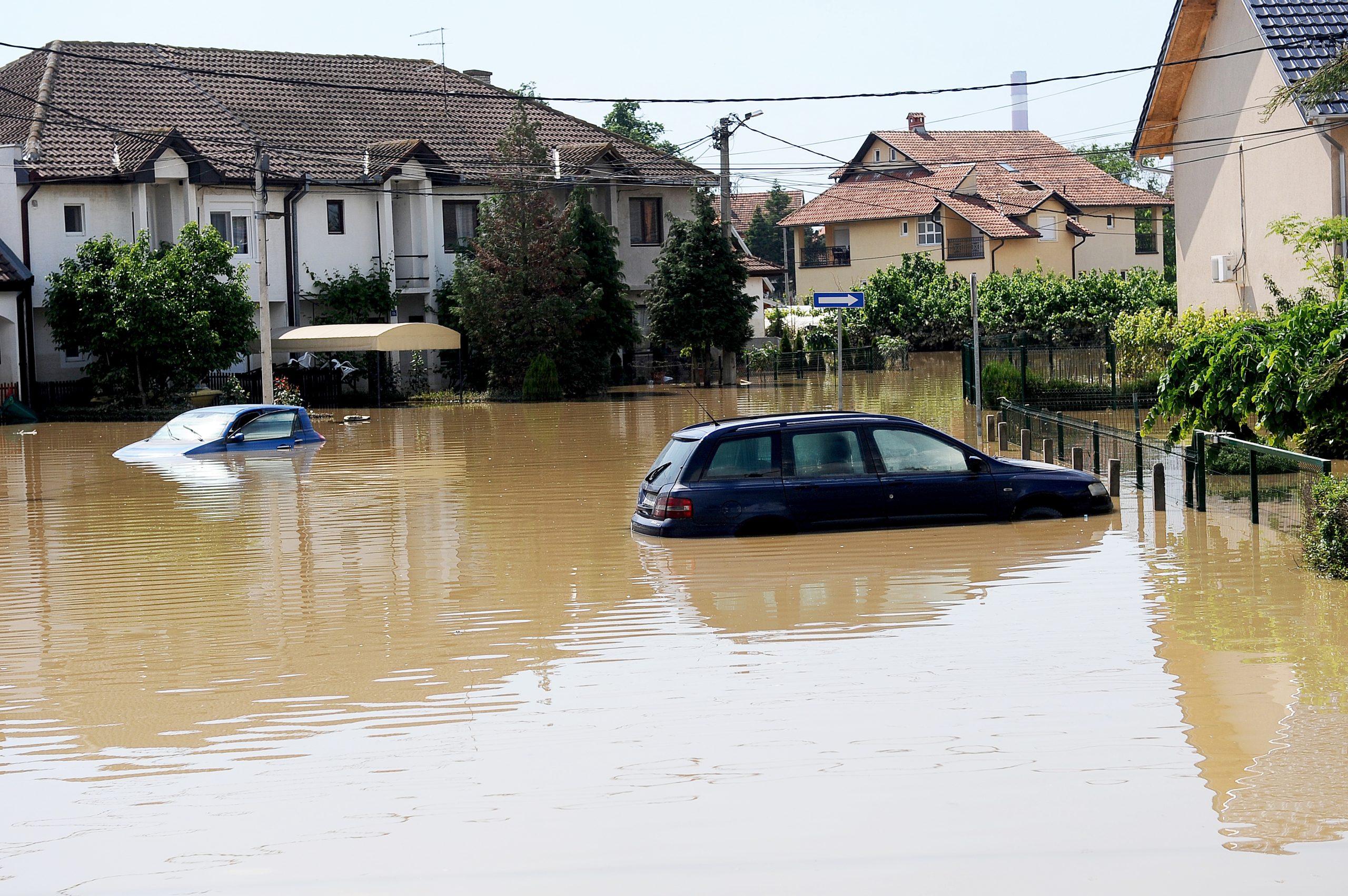 "Peca čovek, pustite ga": Snimak iz poplavljenog Obrenovca postao hit na mrežama