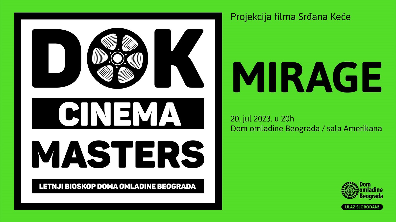 Dok Cinema Masters: „Mirage"