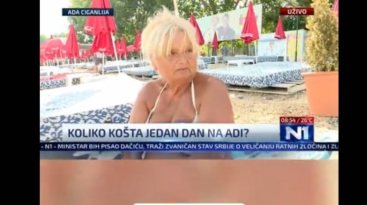 "Skuplje je nego na moru u Crnoj Gori, a vlast nas potkrada": Gospođa na Adi Ciganliji je rekla u živom programu sve što joj je na duši