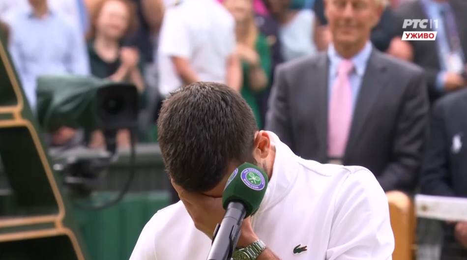 "Dobar dan svima, nije ovo dobro za mene": Novak ugledao sina i rasplakao se