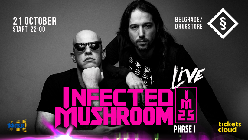 Infected Mushroom Live In Drugstore Belgrade + Support // 25 Years Anniversary