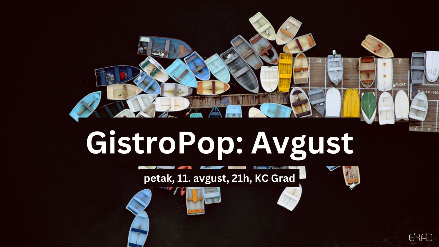 GistroPop: Avgust @ KC Grad