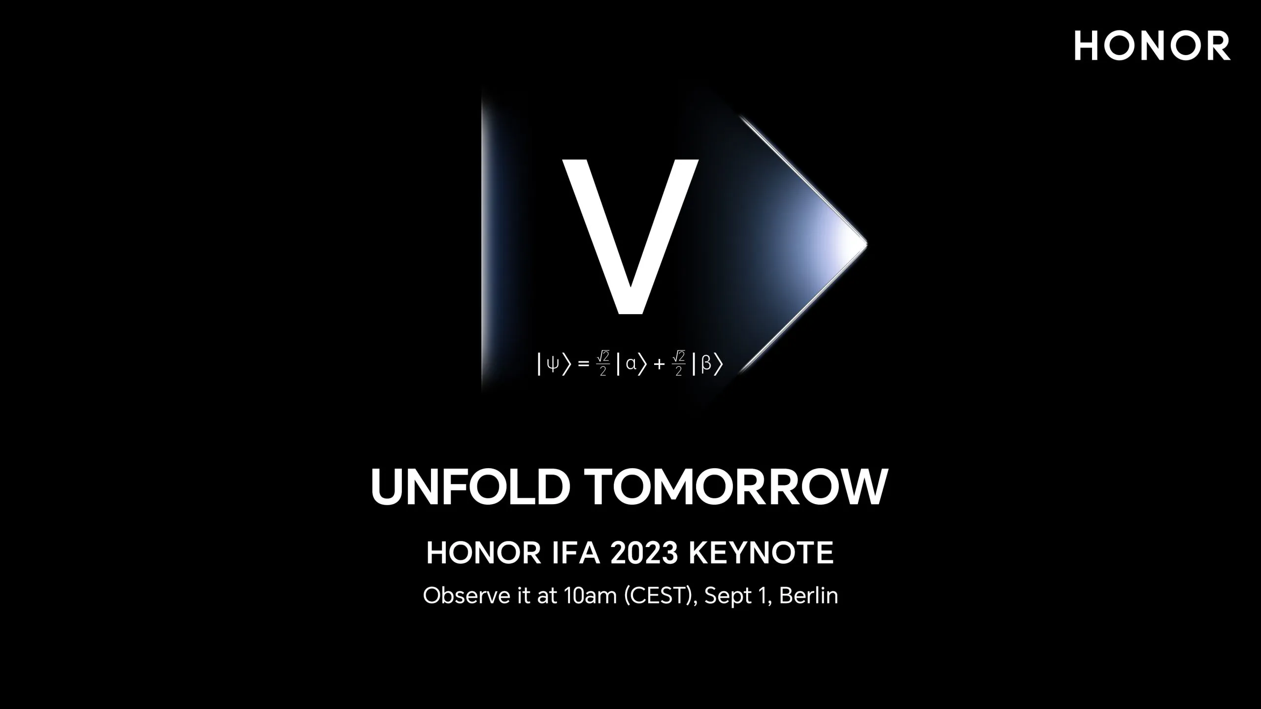 HONOR otvara ovogodišnji berlinski IFA sajam sa temom Unfold Tomorrow