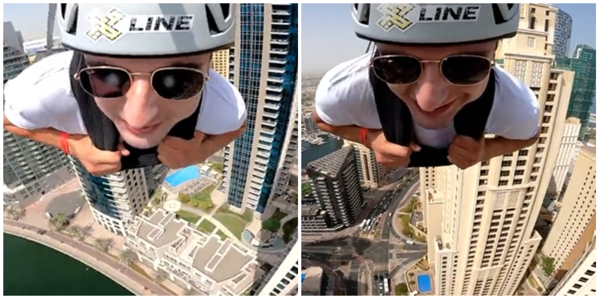 Marko se vozio ziplajnom u Dubaiju, na visini od 130 metara, dostigao je brzinu od 80 kilometara i sve to snimio