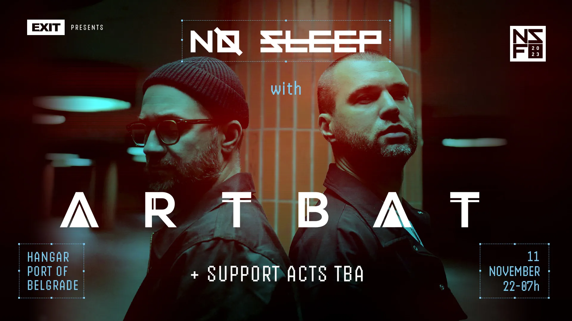 Nema spavanja, Beograde: EXIT dovodi vodeći svetski DJ duo ARTBAT na veliku No Sleep žurku!